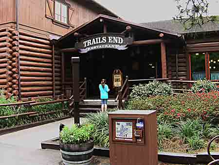 Trails End Restaurant, Fort Wilderness, at Disney World, Florida.